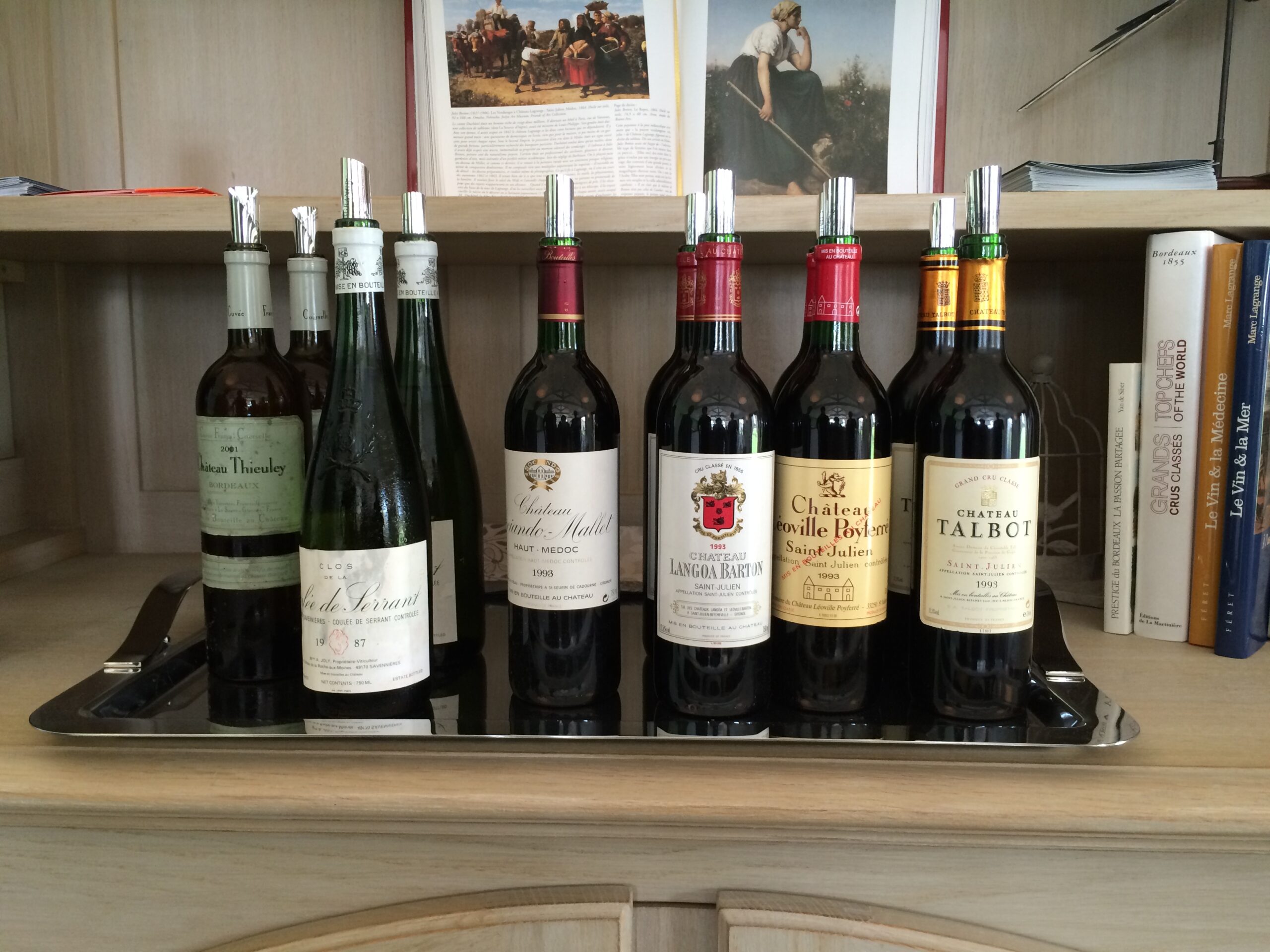 ワインボトル　ラグランジュにて